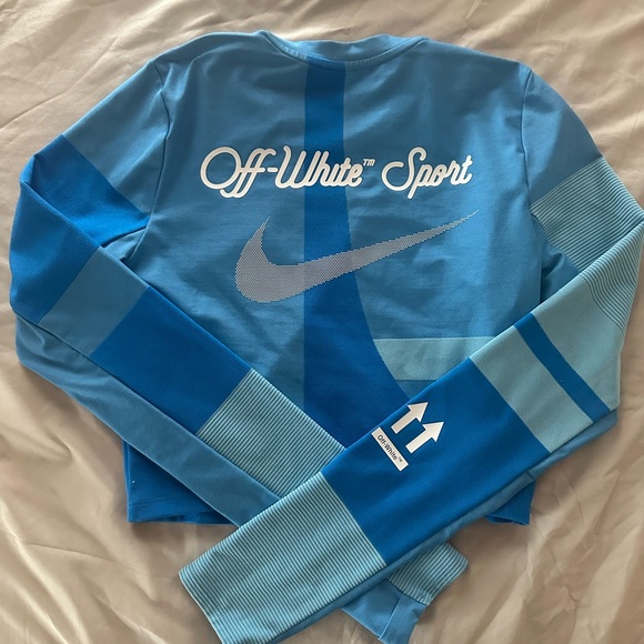 OFF-WHITE x Nike Women's Easy Run Top Small - Picture 2 of 4